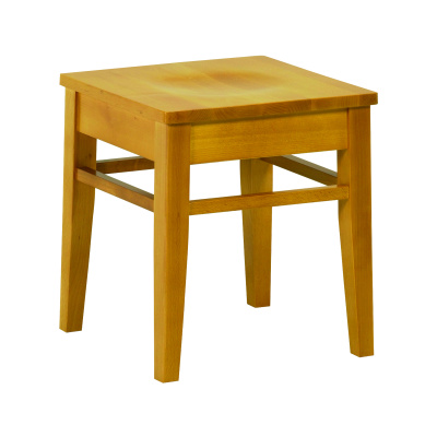 CLARKE LOW STOOL SOLID SEAT RAW