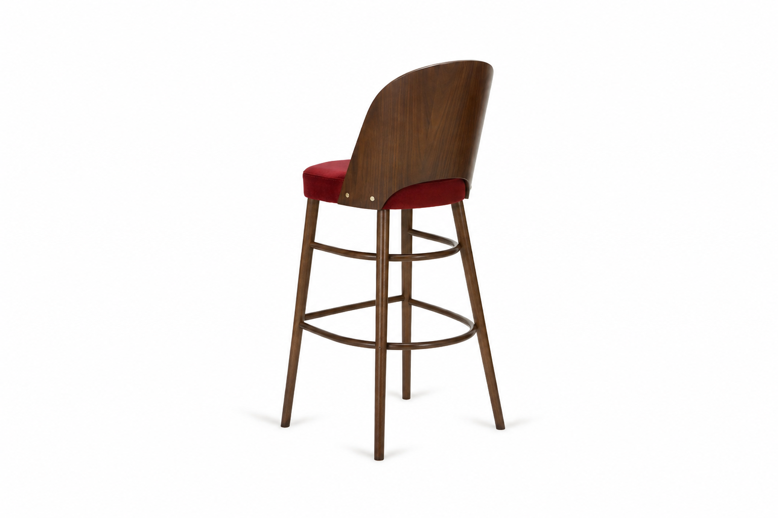 BRUNO BAR STOOL VENEER BACK RFU SEAT RAW